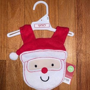NWT Carter’s Santa Claus bib
